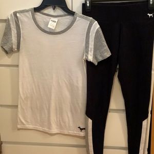 *bundled* VS Pink T-shirt and leggings